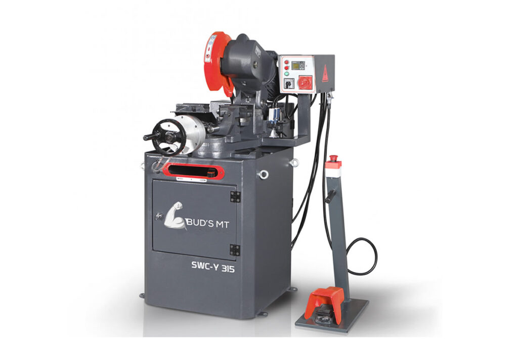 SWC-Y 315 Pneumatic Single Vise Semi-Auto Profile and Metal Cutting ...